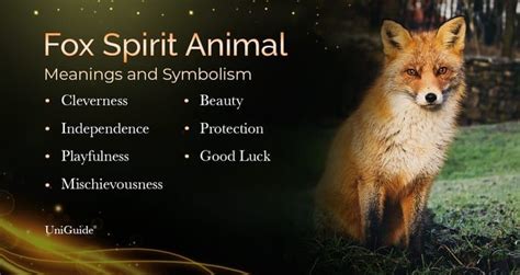 Fox Symbolism Meaning And The Fox Spirit Animal Uniguide In 2021 Fox
