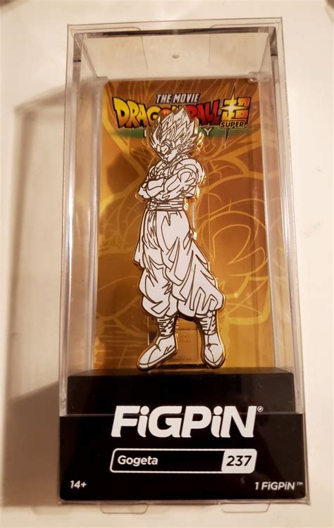 Figpin Ap Artist Proof Gogeta Dragon Ball Super Broly Pin White Gold