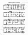 Lift Every Voice and With Us Sing Hymn Lyrics Hymnal Sheet Sheet Music ...