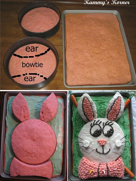Kammys Korner Easy Easter Bunny Cake