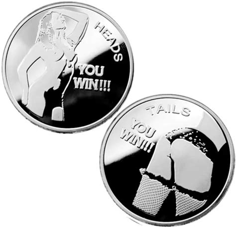 sexy heads tails challenge coin stripper pin up good luck commemorative coin 10 97 picclick
