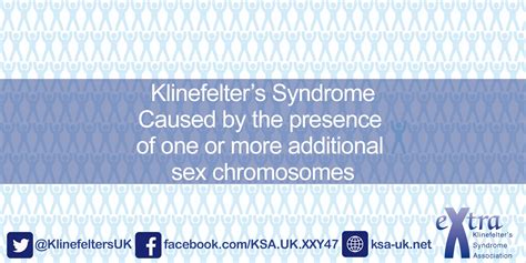 klinefelter s syndrome uk on twitter klinefelter s syndrome is a common congenital condition
