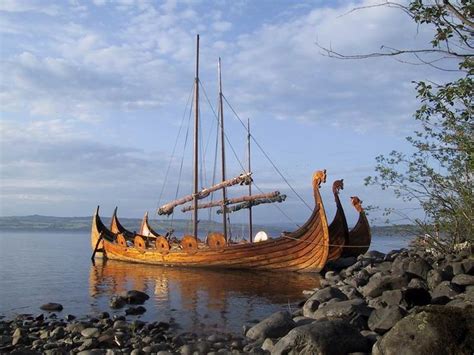 Dragon Prowed Norse Longboats Vikings Pinterest