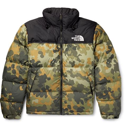 The North Face 1996 Retro Nuptse Quilted Camouflage Print Shell Down