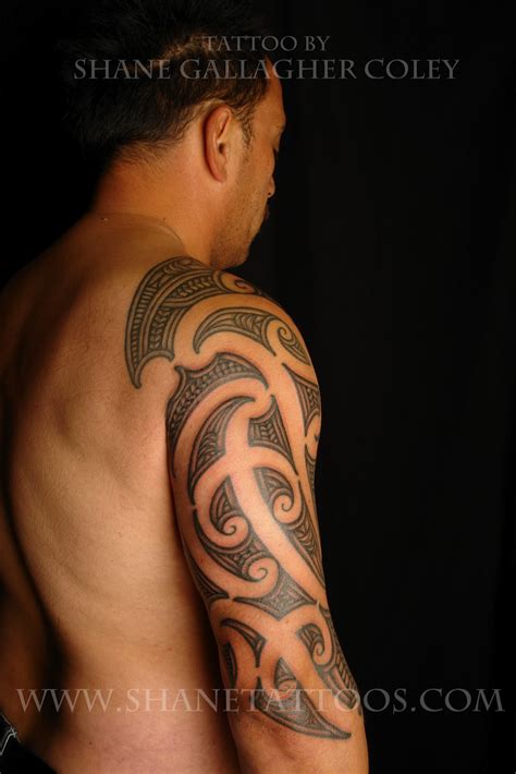 Shane Tattoos Maori Sleeve Tattoota Moko