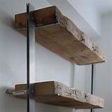 Wood And Metal Floating Shelves Pictures