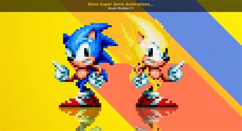 More Super Sonic Animations Beta Sonic Mania Works In Progress