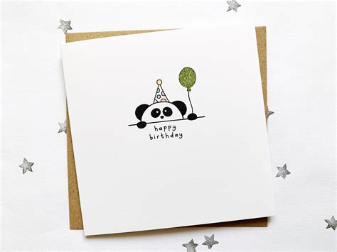 Happy Birthday Panda Card