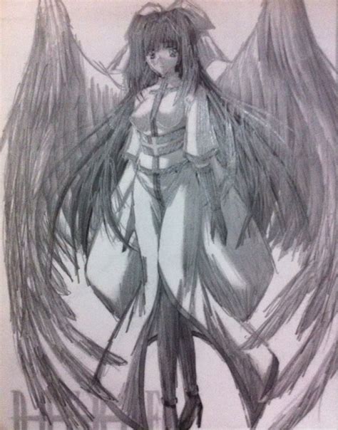 ~ fondos de pantalla de ángeles. #dibujo a #lapiz de un #angel de un #anime | Anime, Fictional characters, Art