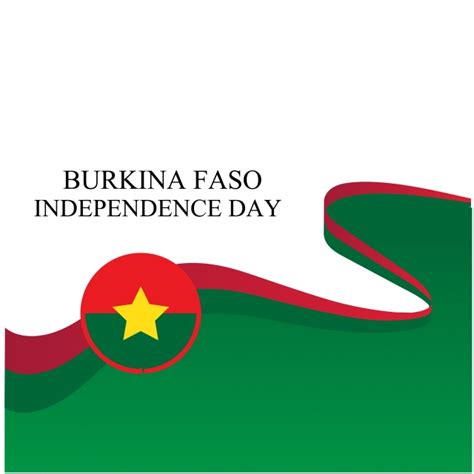 Burkina Faso Independence Day Vector Template Design For Banner Com