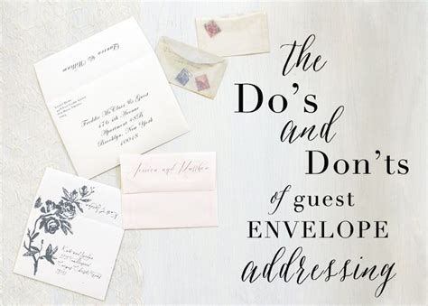 Every couple wants their wedding day to be as unique as their relationship. How To Address Your Wedding Invites | Beacon Lane ...