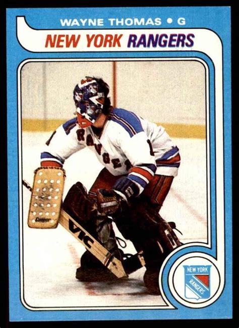 1979 Topps 126 Wayne Thomas New York Rangers Hockey