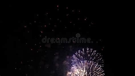 Fireworks In The Sky Stock Image Black Background Stock Illustration