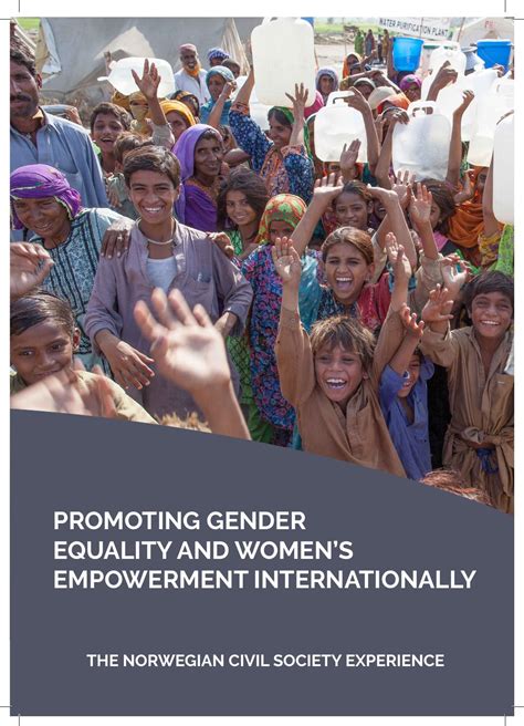 Promoting Gender Equality And Women S Empowerment Internationally By