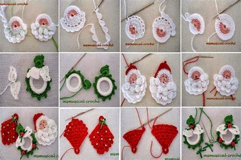 Tejidos Bordados Y Mas Adornos De Navidad Tejidos A Crochet
