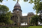 Springfield Capitol and sky in Springfield, Illinois image - Free stock ...