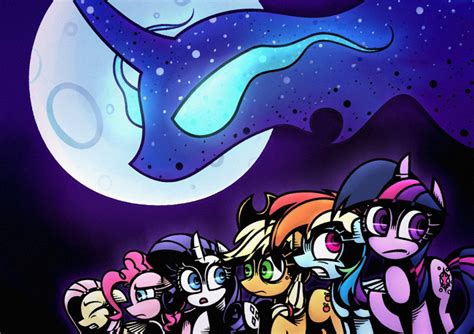 Shrouded In Nightmare My Little Pony Mane 6 Nightmare Moon My Little