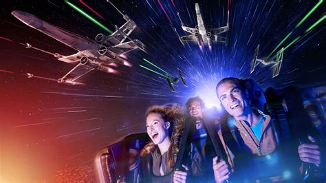 Star Wars Hyperspace Mountain Attraction Disneyland Paris