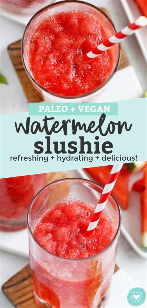 Healthy Watermelon Slushies Vegan Paleo Recipe Whole Food