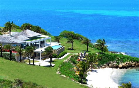 6 Bedroom Beach House With Private Beach For Sale Willoughby Bay Antigua 7th Heaven Properties