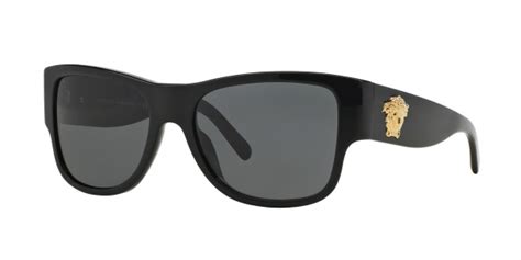 Versace Ve4275 Sunglasses Gb187 Black Dark Grey Lens 58 18 140