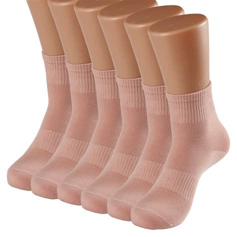 Athletic Ankle Socks Sports Casual Classic 1003 Pink