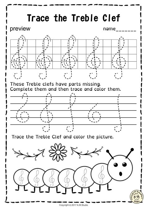 Free Music Note Worksheets For Kids