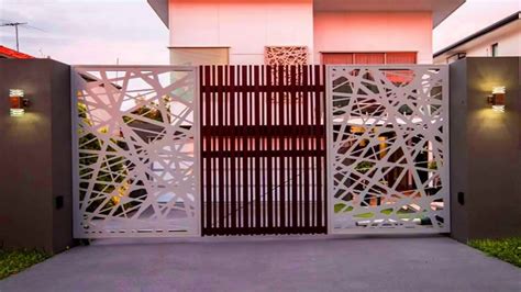 Modern house designs, small house designs and more! NEW 2018: 30+ Modern Main Gate Ideas | Creative Front Gate ...