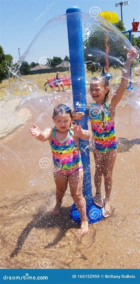 splash pad fun stock image image of splash summer 165152959