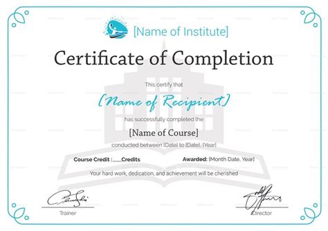 Training Completion Certificate Template Certificate Of Completion