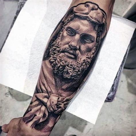 60 Roman Statue Tattoo Designs For Men Stone Ink Ideas