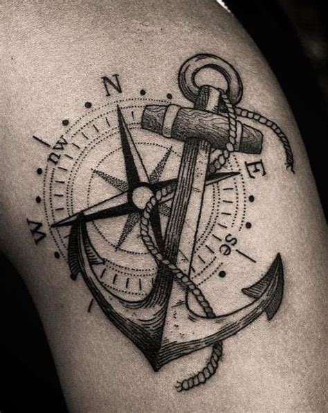 20 Unique Compass Rose Tattoo Ideas Compass Rose Tattoo Simple