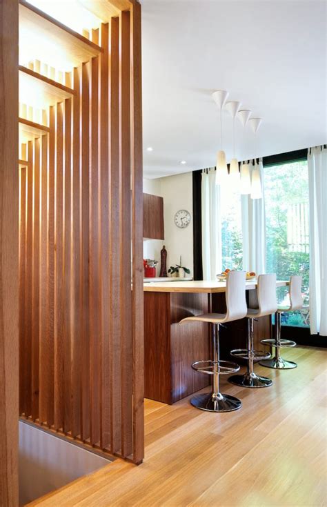 wood slat room dividers  add warmth   home page