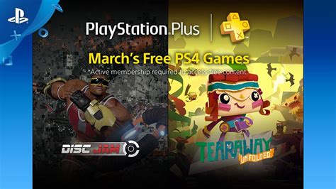 Playstation Plus Free Ps4 Games Lineup March 2017 Youtube