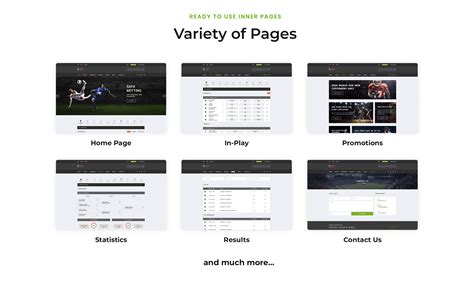 S Bet Online Betting Multipage Html Website Template