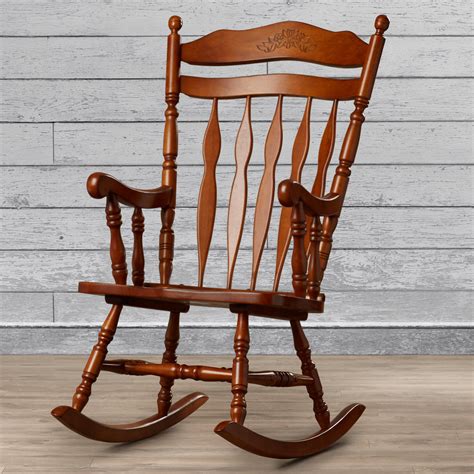 Free delivery and returns on ebay plus items for plus members. 20 Ideas of Wooden Rocking Chairs With Fabric Upholstered ...