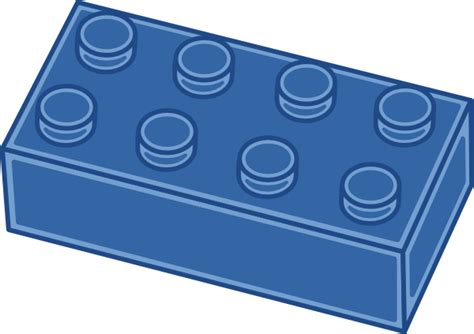 Blue Lego Block Clip Art At Vector Clip Art Online Royalty
