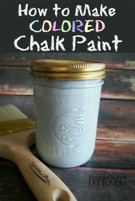 Https://tommynaija.com/paint Color/can I Make My Own Chalk Paint Color