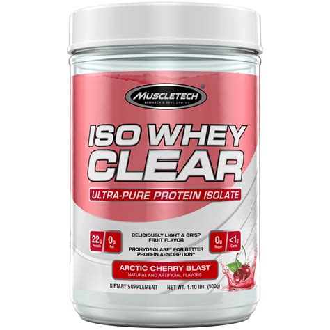 Iso Clear Hydrolyzed Protein Drink Mix Powder Light And Refreshing