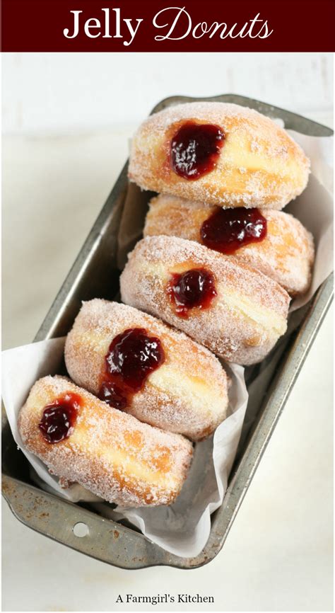 Homemade Jelly Donuts Filled With Raspberry Jam Is One Of
