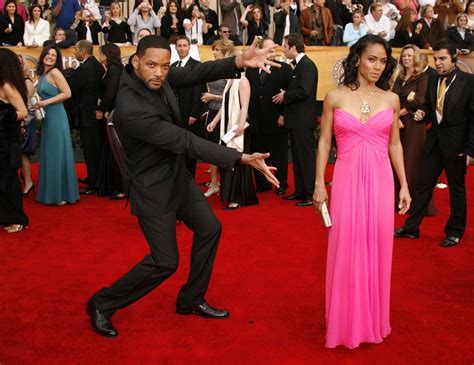 Will Smith Let His Wife Jada Have The Spotlight In 2007 Sag Awards Pictures Popsugar