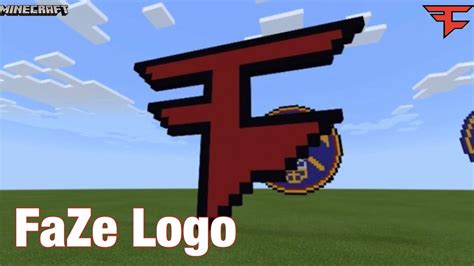 Minecraft Pixel Art Tutorial And Show Case Faze Logo Faze Clan Youtube