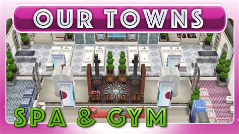 Sims Freeplay Spa Gym Beauty Salon Original House Design Youtube