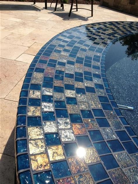 Pool Tile Glass Pool Tile Building A Pool