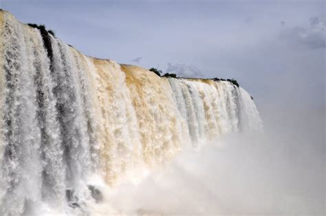 Iguazu Falls Brazilian Side Stock Photo Image Of Humid Landmark