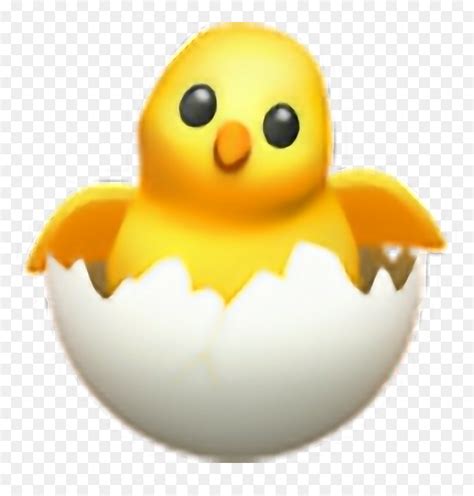 Baby Emoji Png Emoji Iphone 5 Whatsapp Water Bird Hatching Chick