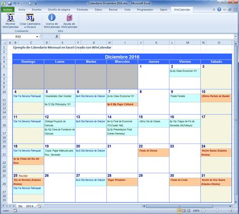 Formatos De Calendarios En Excel Vrogue Co