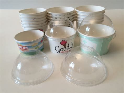 Ice Cream Cups Scyphus Printed Paper Cups