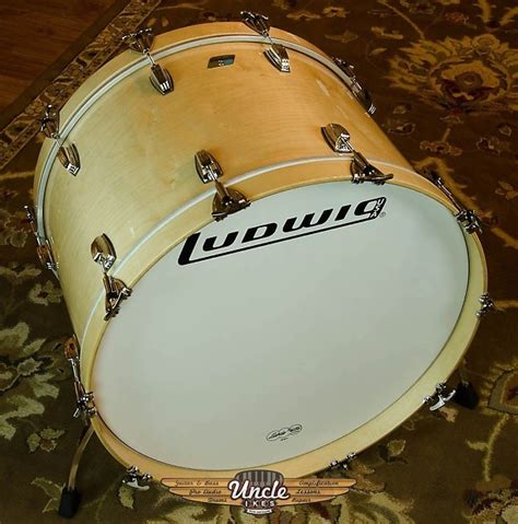New Ludwig Classic Maple Drum Set Natural Maple 5 Piece Reverb