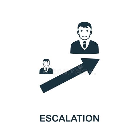 Escalation Vector Icon Symbol Creative Sign From Crm Icons Collection